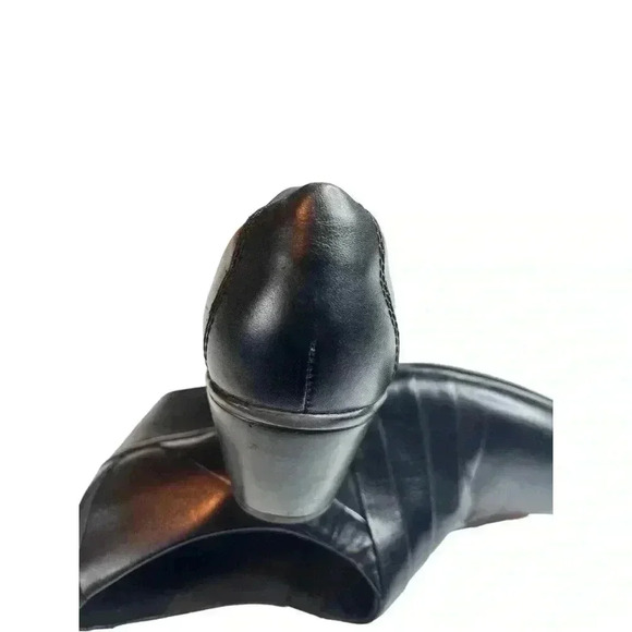 CLARKS CASUAL SLIP-ON WORK LOAFERS•SIZE 7•BLACK GENUINE LEATHER •GREAT C… - Picture 7 of 14